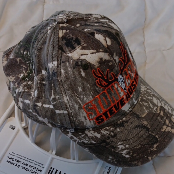 WWE Stone Cold Steve Austin Camouflage Hat - Black and Gray - Picture 6 of 11